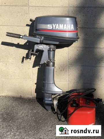 Лодочный мотор ямаха 5 2 такта Промышленная - изображение 1
