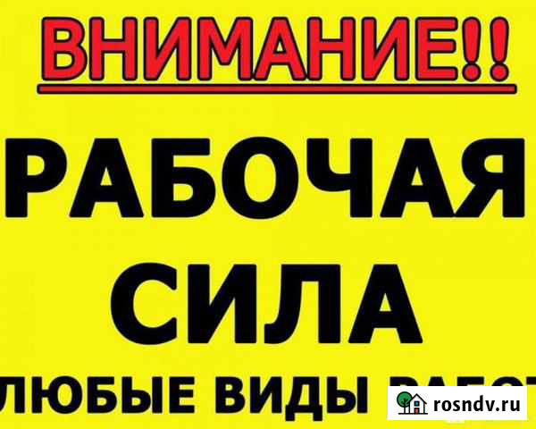 Подсобные работы. Разнорабочие Омск - изображение 1