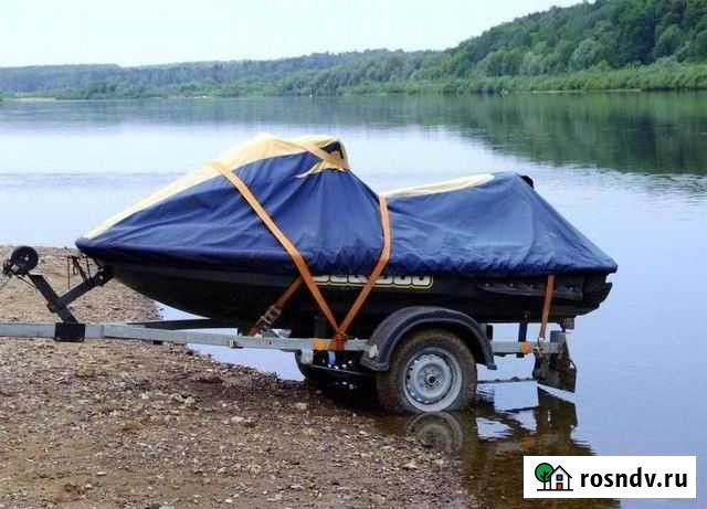 Лодочный прицеп (с опорн. колесом и лебедкой) Санкт-Петербург - изображение 1