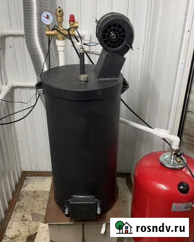 Печь на отработке с автоматикой Тольятти - изображение 1