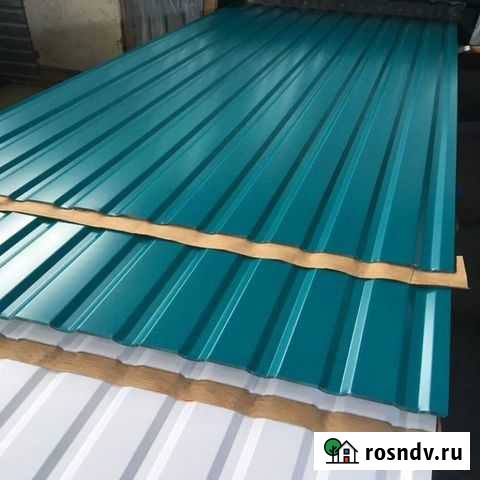 Профнастил (Профлист) цинк / Ral Бор - изображение 1