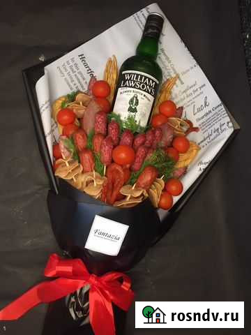 Мужской букет,букет из фруктов, овощей,сладостей Клинцы - изображение 1