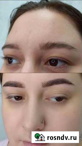 Моделирование и окрашивание бровей Калуга - изображение 1