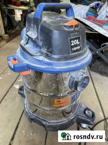 Строительный пылесос dexter 1400w 20л Биокомбината - изображение 1
