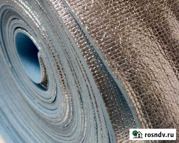 Фольгированный утеплитель 10 мм 18 м2 в рулоне Павловский Посад - изображение 1