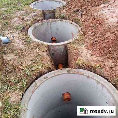 Септик из бетонных колец под ключ Детчино