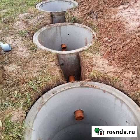 Септик из бетонных колец под ключ Детчино - изображение 1