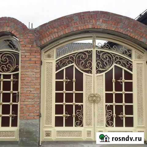 Ковка ворота перил навеса и мн.др на заказ Мескер-Юрт - изображение 1