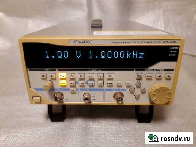 Генратор Kenwwod FG-281 15MHz Владивосток - изображение 1