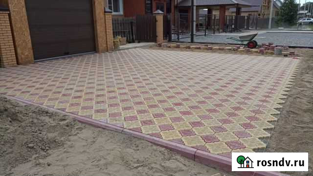 Строительство, укладка тротуарной плитки Рубцовск - изображение 1
