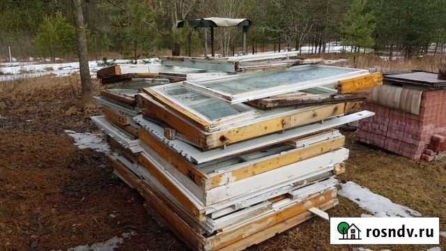 Деревянные рамы бу Первомайское - изображение 1