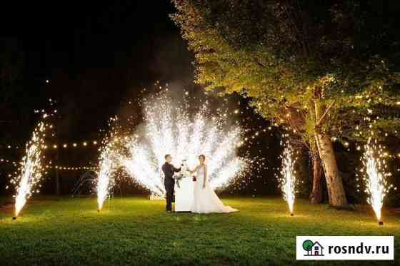 Спецэффекты Холодный фонтан, тяжелый дым и конфетт Челябинск