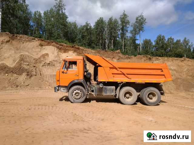 Доставка песка,щебня а\м камаз 6 кубов Кострома - изображение 1