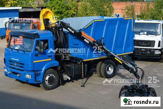 КамАЗ 43253-3010-69 с КМУ, 2021 Южно-Сахалинск - изображение 1