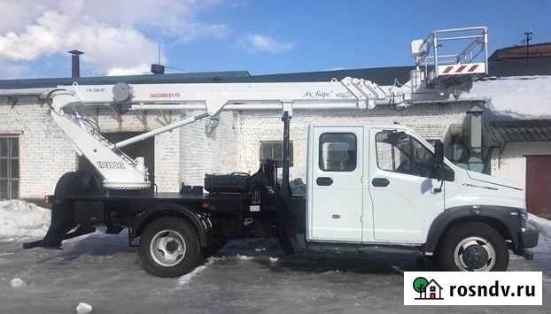 Автогидроподъемник КЭМЗ ТА-18 на шасси ГАЗ-C42R33 (4х2), двухрядка, стрела вперед Томск - изображение 1