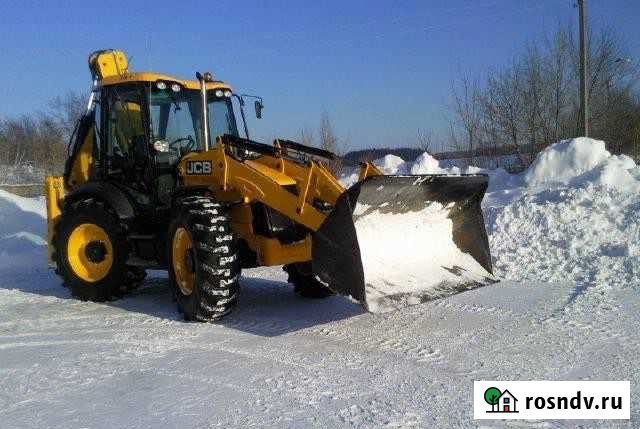 Уборка снега трактор Аренда Экскаватор-погрузчик Казань - изображение 1