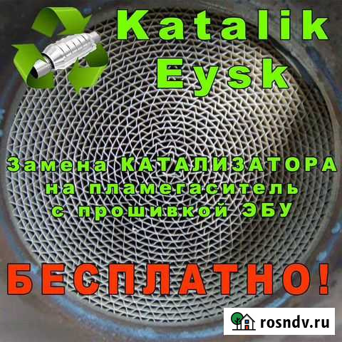 Удаление катализатора, пламегасители Ейск - изображение 1