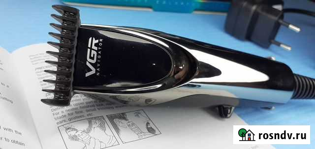 Машинка 3в1 Vgr Причёска, Barber стрижка Проводная Самара - изображение 1