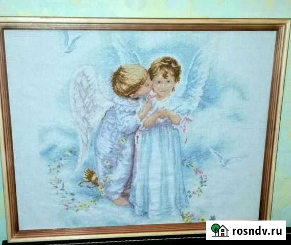 Готовая вышивка крестом. Ручная работа Москва - изображение 1