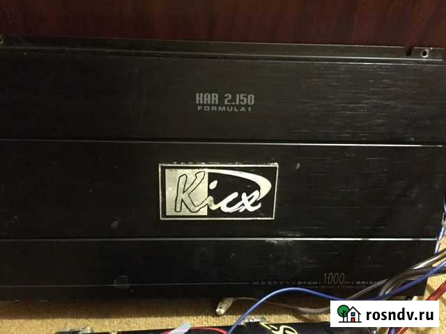 Усилитель kicx 2х канальный Севастополь - изображение 1