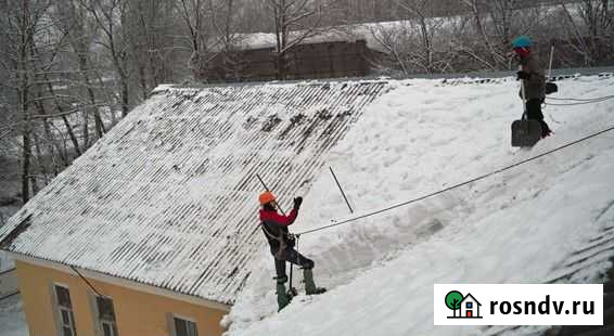 Уборка снега. Сброс снега с крыши. Вывоз Томск - изображение 1