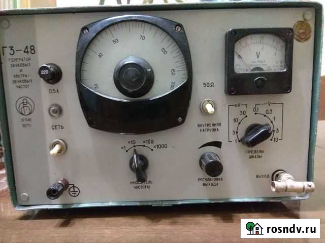 Генератор звуковых и ультразвуковых частот гз-48 Пенза - изображение 1