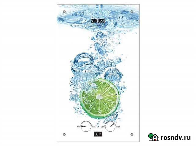 Газовая колонка Zanussi GWH 10 Fonte Glass Lime Белогорск - изображение 1