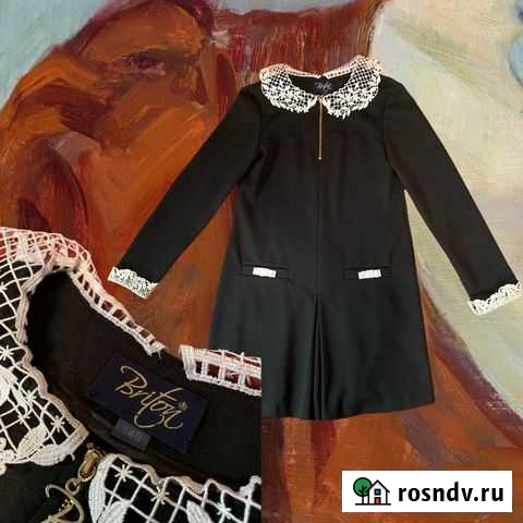 Школьное платье 140 Москва - изображение 1