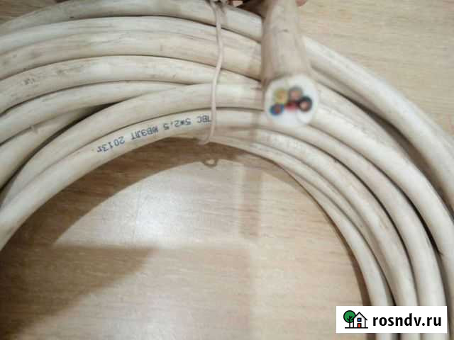 Кабель силовой пвс 5х2,5. Кабель ввгнг 5х4,0 Медведево - изображение 1