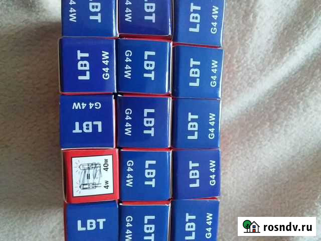 Светодиодная лампа G4 (4W 12V) G9 (7W 230V) 6400K Москва - изображение 1