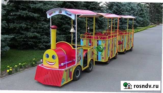 Аттракцион паровозик для парка и ТЦ Выборг - изображение 1