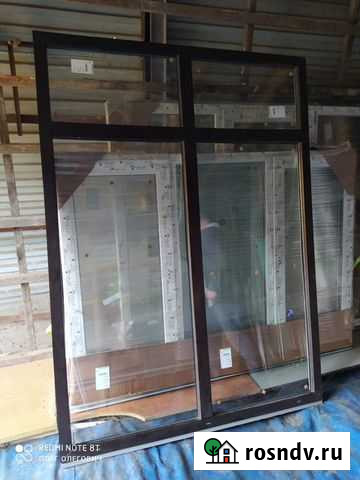 Окно пвх 2130х1570мм с ламинацией под заказ Тверь - изображение 1