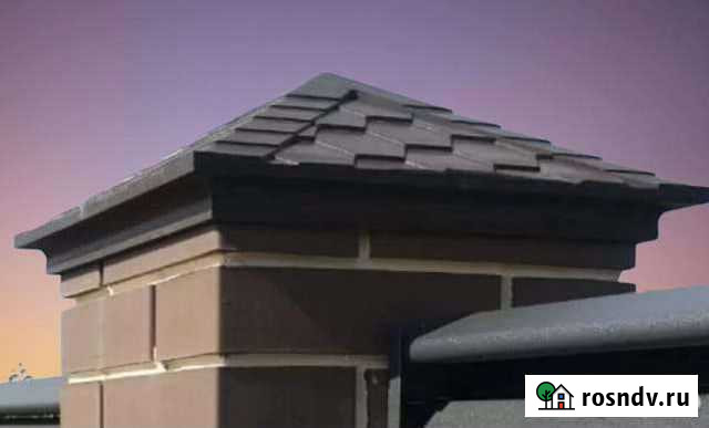 Колпаки на столбы забора Веселый - изображение 1