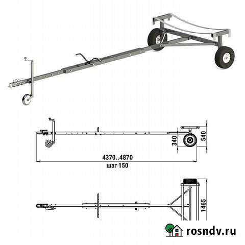 Трейлер для транспортировки нл и риб 060243T Санкт-Петербург - изображение 1