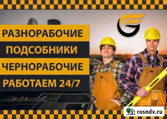 Услуги разнорабочих /грузчики /переезды Коломна