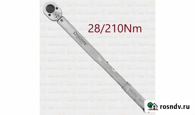 Динамометрический ключ thorvik 1/2 DR, 28-210Нм Калининград - изображение 1