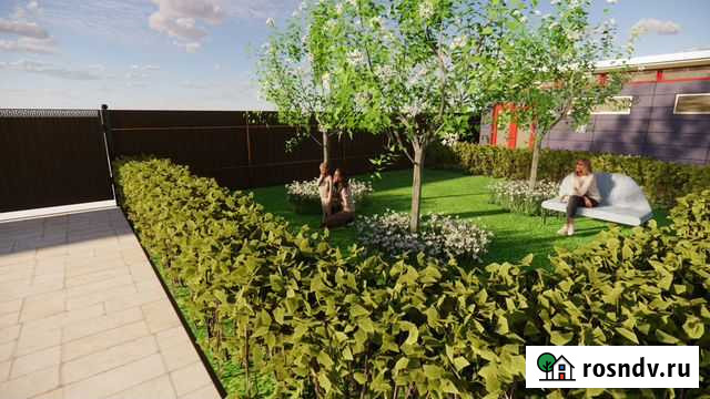 Ландшафтный дизайн, 3D-визуализации сада Санкт-Петербург - изображение 1