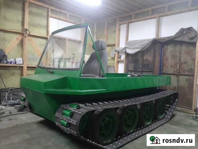 Самодельный гусеничный вездеход болотоход плавающи Вичуга - изображение 1