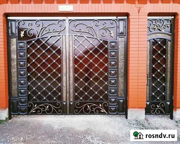 Изготавливаем Кованые ворота Художественной ковки Гудермес - изображение 1