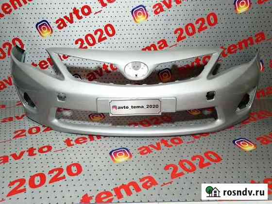 Бампер пер серебр Toyota corolla, 10-13 Старые Атаги