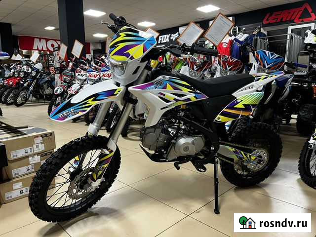 Питбайк Wels RT125E 17/14 Yellow Краснодар - изображение 1