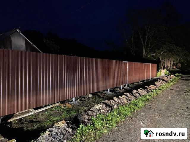 Установка забора Хабаровск - изображение 1
