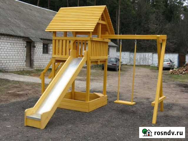 Деревянные горки зимние для улицы Кстово - изображение 1