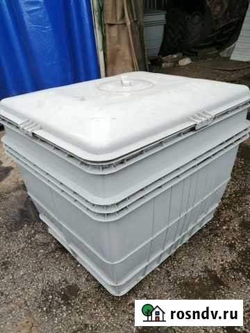 Емкость 1 м/куб пластик Липецк - изображение 1