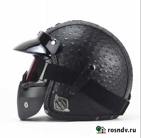 Шлем мотоциклетный, размер-М-57-58, чоппера Санкт-Петербург - изображение 1