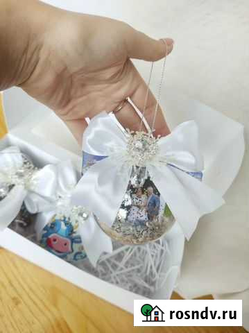 Шарик с фото. Подарок на новый год Тюмень - изображение 1