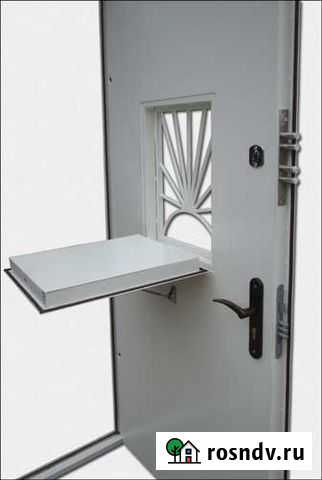 Дверь стальная с окном для выдачи Котельники - изображение 1