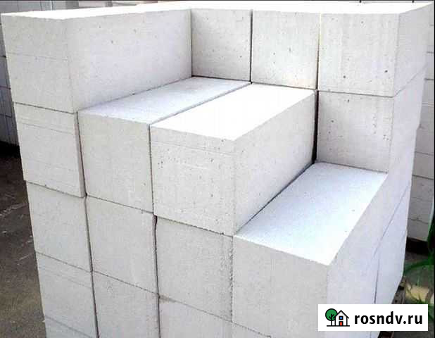 В продаже со склада стеновые блоки 600-250-250 Ростов - изображение 1