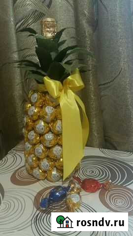 Ананас из конфет и шампанского Джанкой - изображение 1