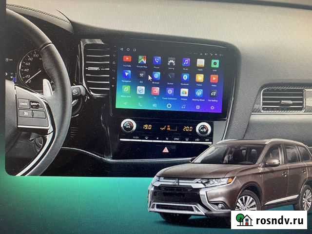 Мультимедиа teyes cc2 10,2 дюйма mitsubishi outlan Сыктывкар - изображение 1